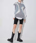 Wave Pattern Knit Vest